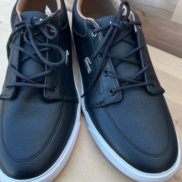 Men's Lacoste Bayliss Black Size 10 - Picture 10 of 12